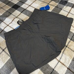 Columbia Gray Athletic Shorts Lightweight Elastic Waist